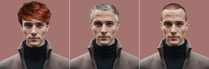 Frisuren probieren für Männer