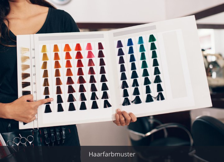 Haarfarbmuster