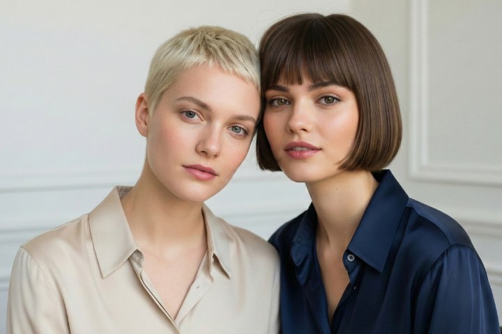 Haarschnitte für Frauen mit kurzen Haaren