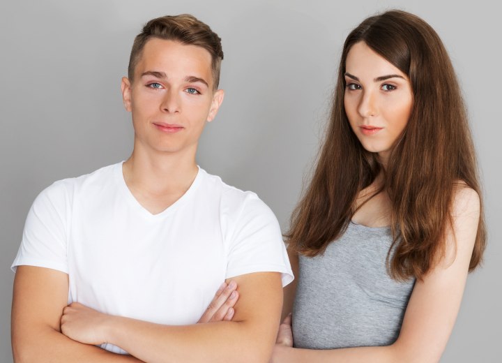 Jungen und Mädchen