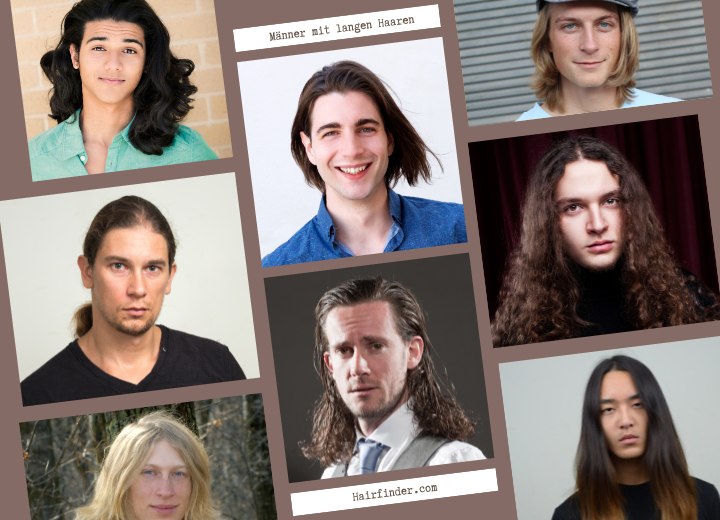 Männer mit langen Haaren