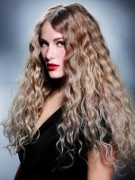 Trendlook für langes Haar