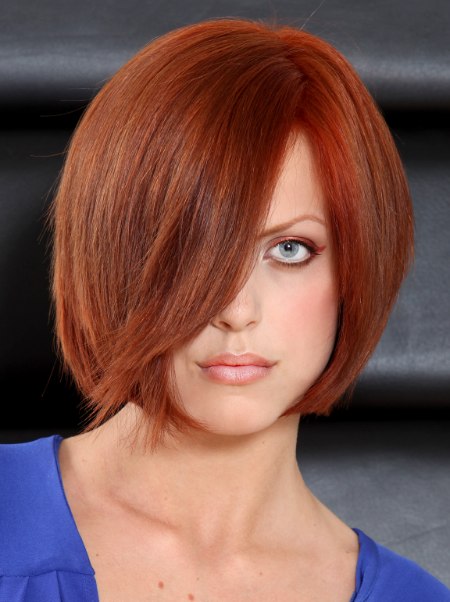 Kurze Frisur in Bob Form