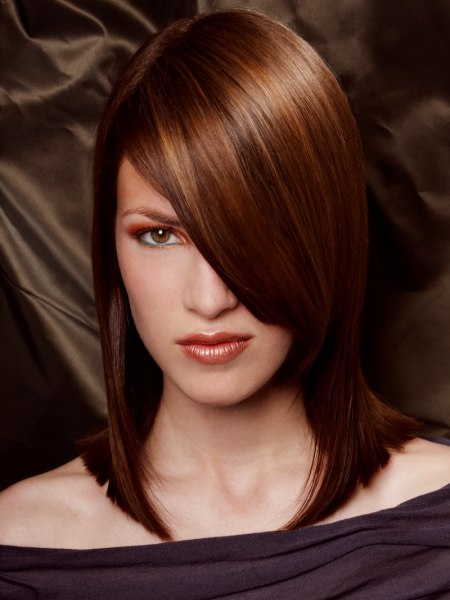 mittellange Bob