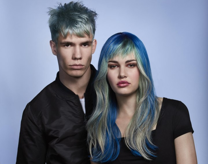 Punkige Frisuren für Männer und Frauen