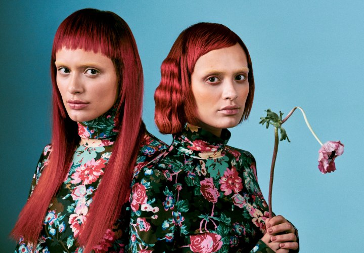 Moderne Styles für rote Haare