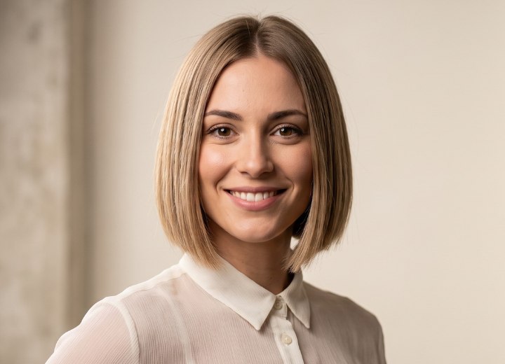 Frisur f&uuml;r feines Haar