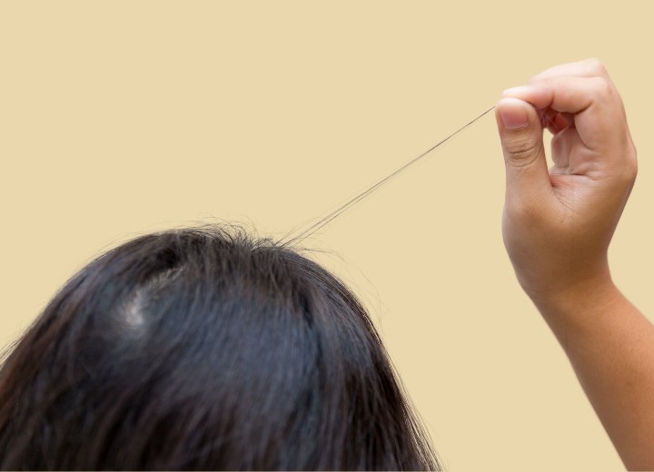 Haare ausreißen