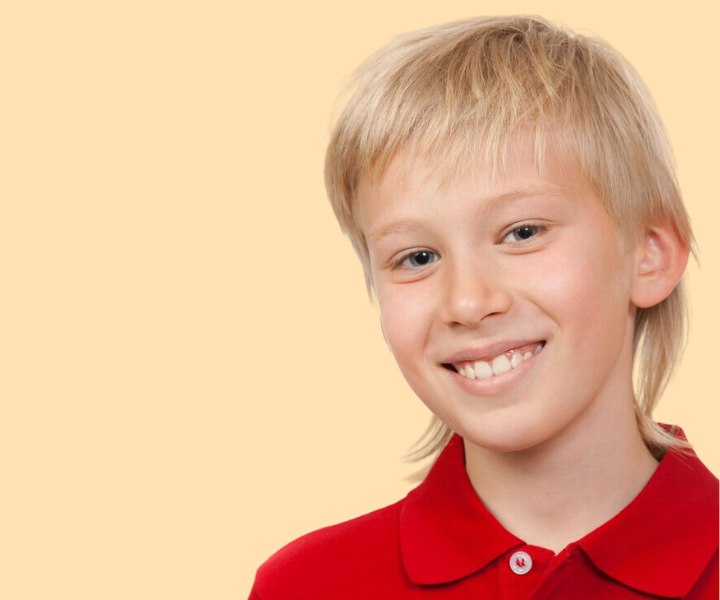 Einfache Pflege Haarschnitt für Jungen