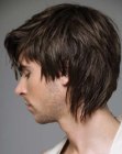 Maskuline Schnitt für Längeres Haar